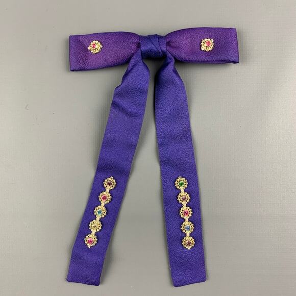 ROYAL RUST Purple Embellished  Tie - Picture 1 of 1